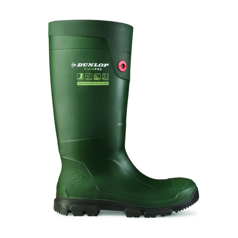 Dunlop Dunlop Purofort Fieldpro Green/Black Wellingtons