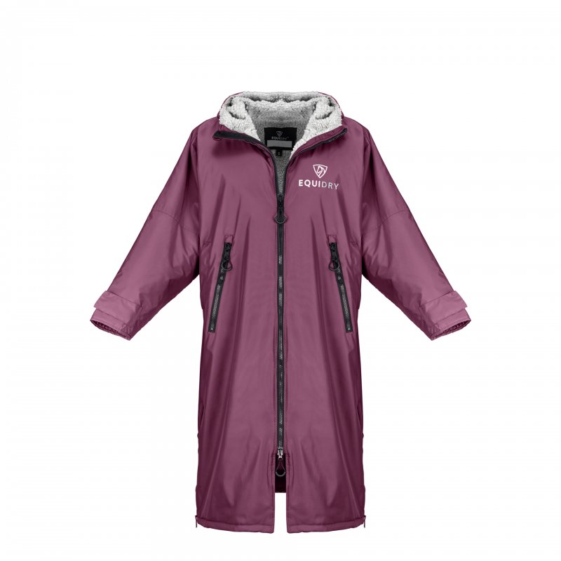 Equidry Equidry All Rounder Jacket with Fleece Hood Junior Valerian/Grey