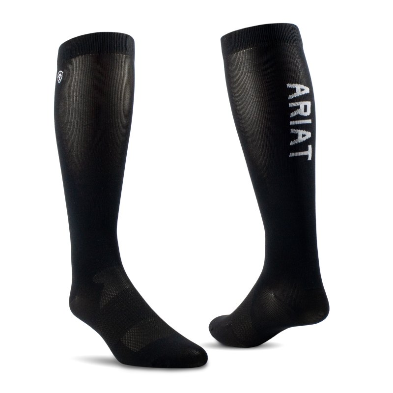 Ariat Riding Apparel AriatTek Essential Socks Black