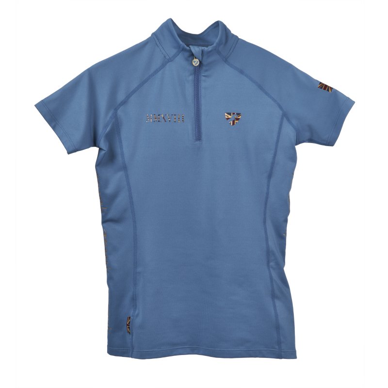 Aubrion Aubrion Team Short Sleeve Base Layer Junior Steel