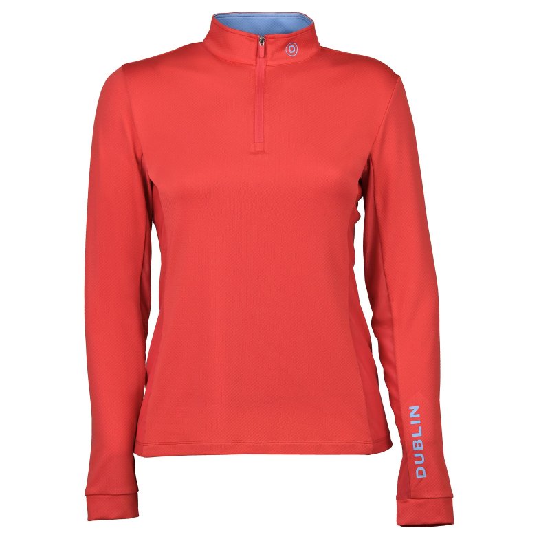 Dublin  Dublin Airflow Long Sleeve Top Coral