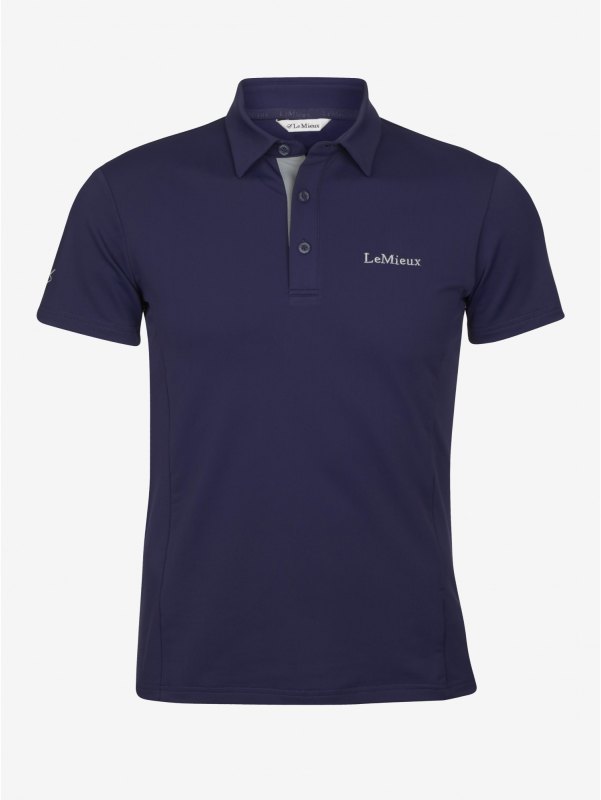 LeMieux Junior Pro Polo Shirt Navy LeMieux Junior Pro Polo Shirt Navy