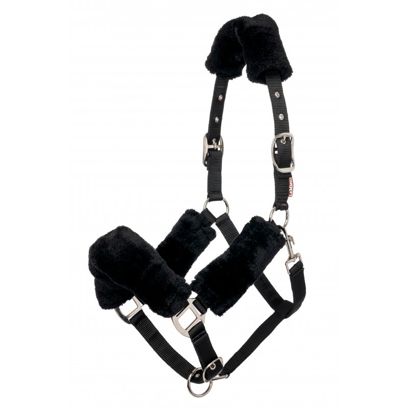 LeMieux LeMieux Comfort Fleece Headcollar Black/Black