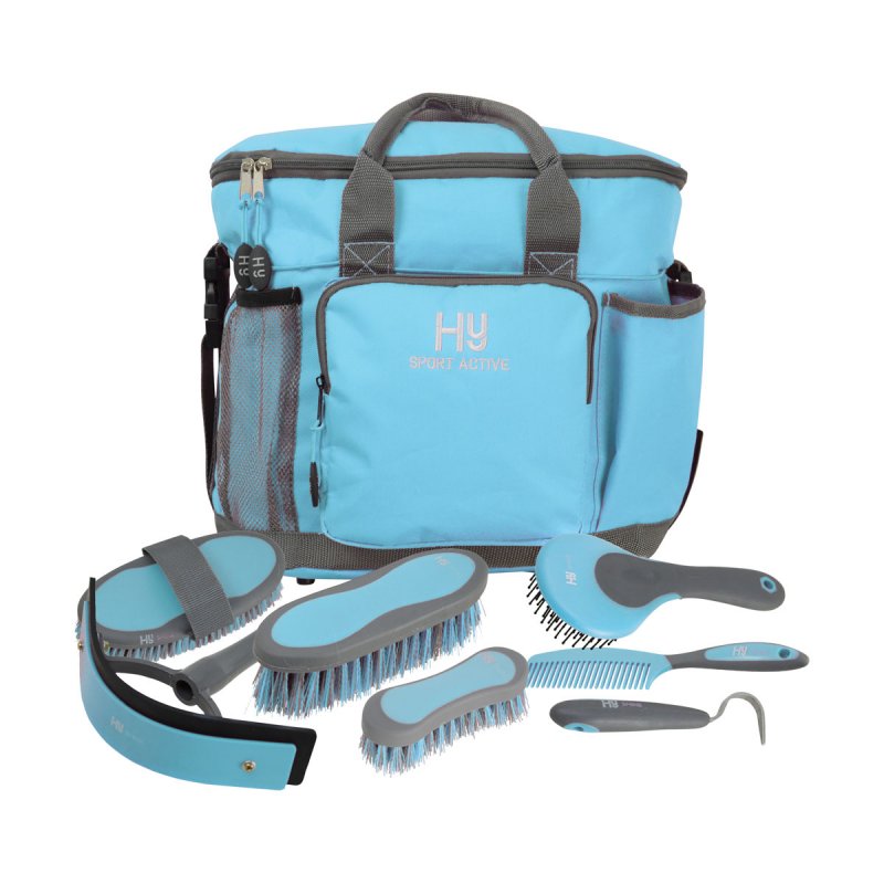 HY Range Hy Sport Active Complete Grooming Bag Sky Blue