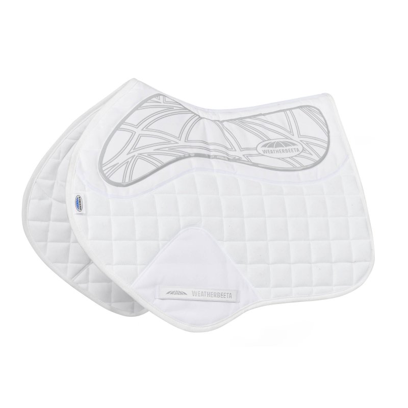 Weatherbeeta Products Weatherbeeta Ultra Grip Jump Saddle Pad White