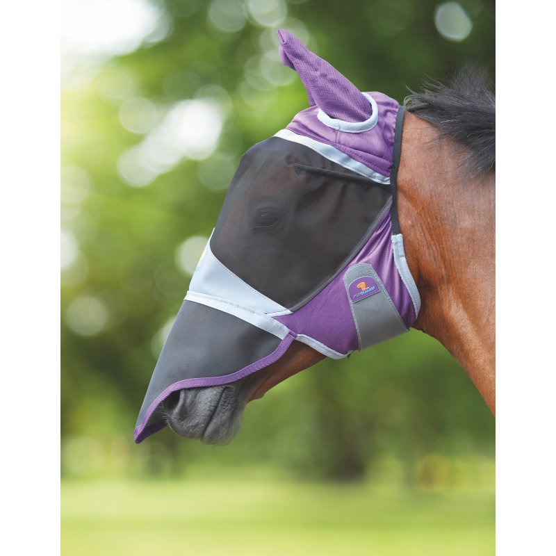 Shires Shires Deluxe Fly Mask with Ears & Nose