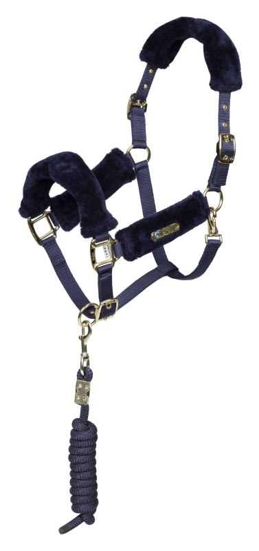 Arma Faux Fur Headcollar & Lead Rope Set Arma Faux Fur Headcollar & Lead Rope Set