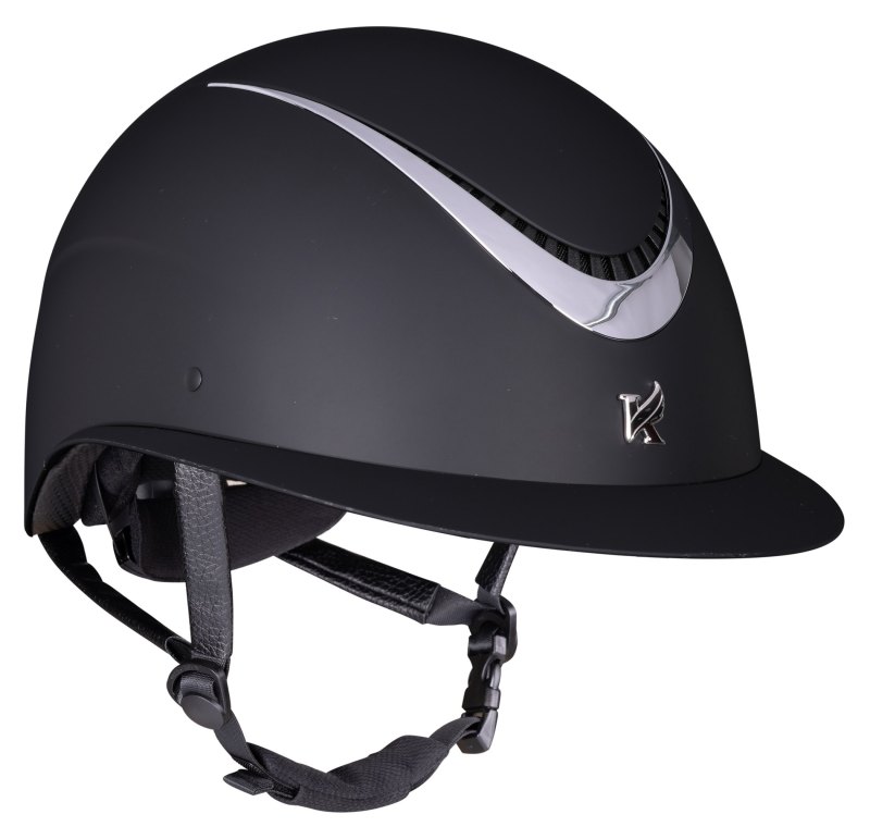 Karben Elisa Ellipse WP Riding Hat Black/Silver Karben Elisa Ellipse WP Riding Hat Black/Silver