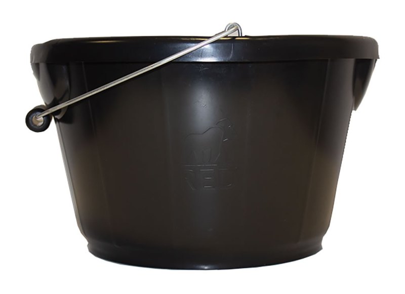 Red Gorilla Plas 10L Feed Bucket Black Red Gorilla Plas 10L Feed Bucket Black