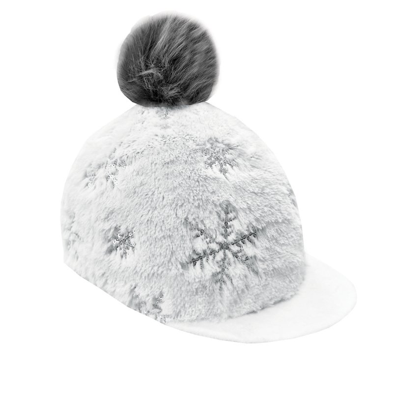 Equetech Equetech Snowflake Sequin Hat Silk