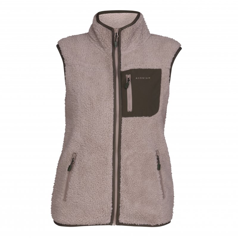 Aubrion Aubrion Clement Fleece Gilet Taupe