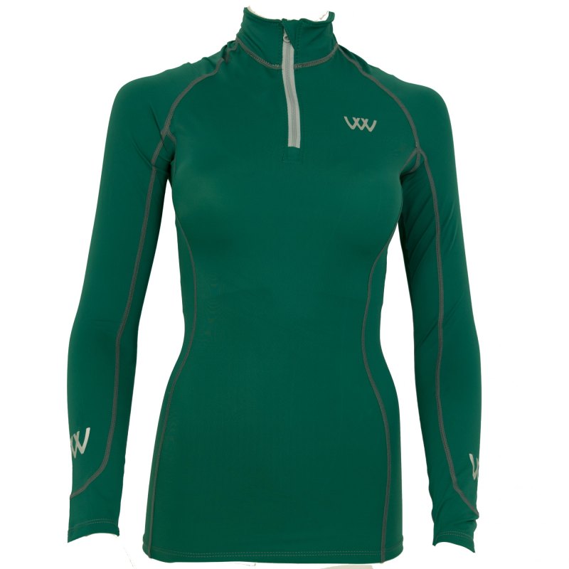 Woof Wear Performance Riding Shirt British Racing Green Woof Wear Performance Riding Shirt British Racing Green