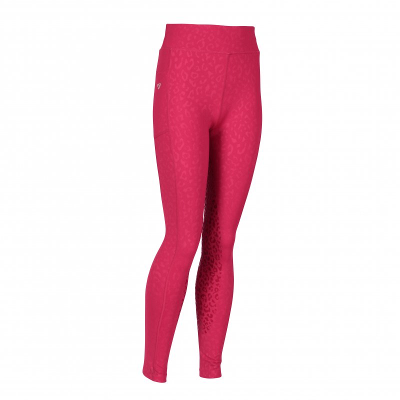 Aubrion Aubrion Non Stop Riding Tights Young Rider Cerise