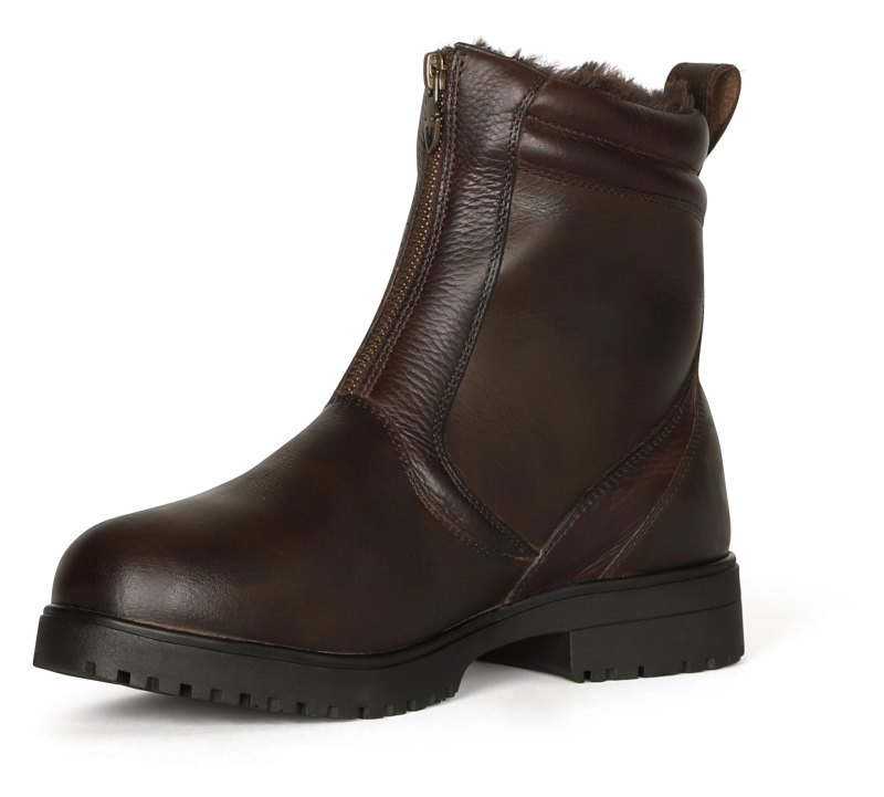 Moretta Atri Zip Country Boots Brown Moretta Atri Zip Country Boots Brown