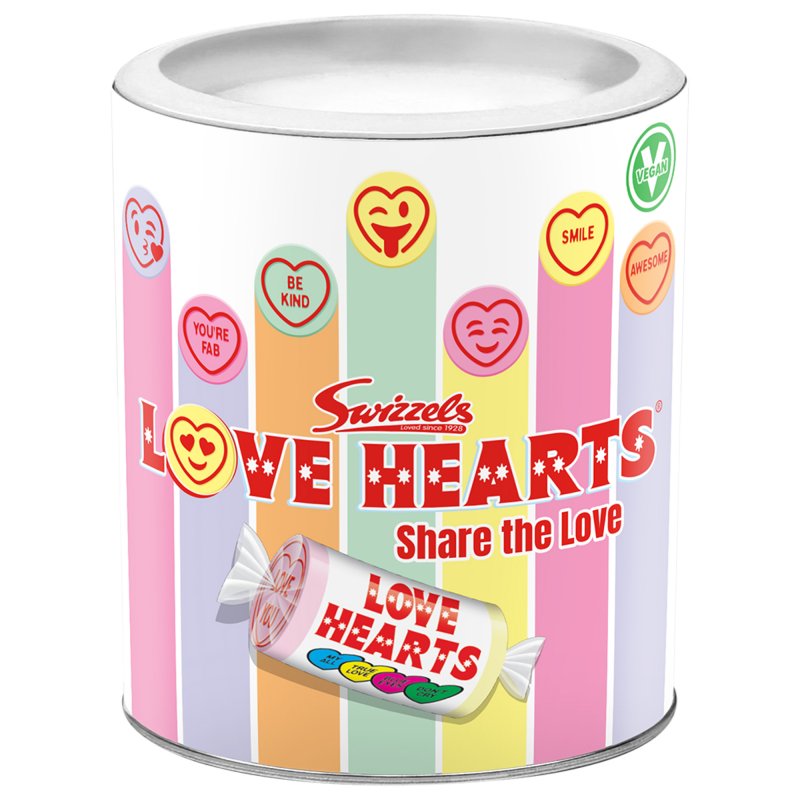 Bramble Foods Swizzels Love Hearts Tin