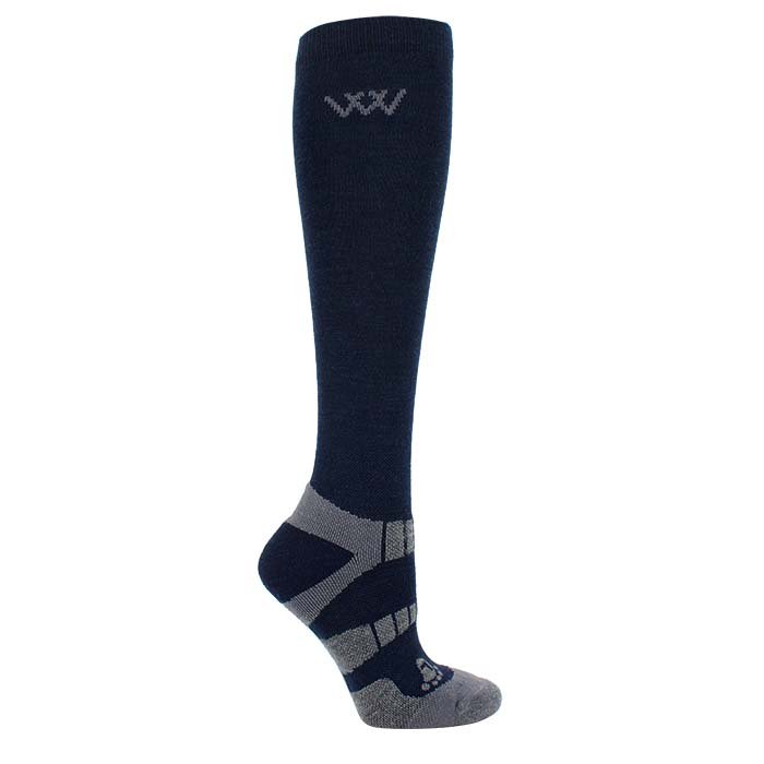 Woof Wear Woof Wear Winter Riding Socks Navy/Grey