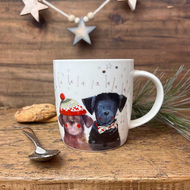 Alex Clark Alex Clark Christmas Singers Dogs Mug
