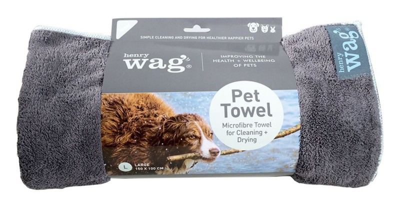 Henry Wag Microfibre Pet Towel Henry Wag Microfibre Pet Towel