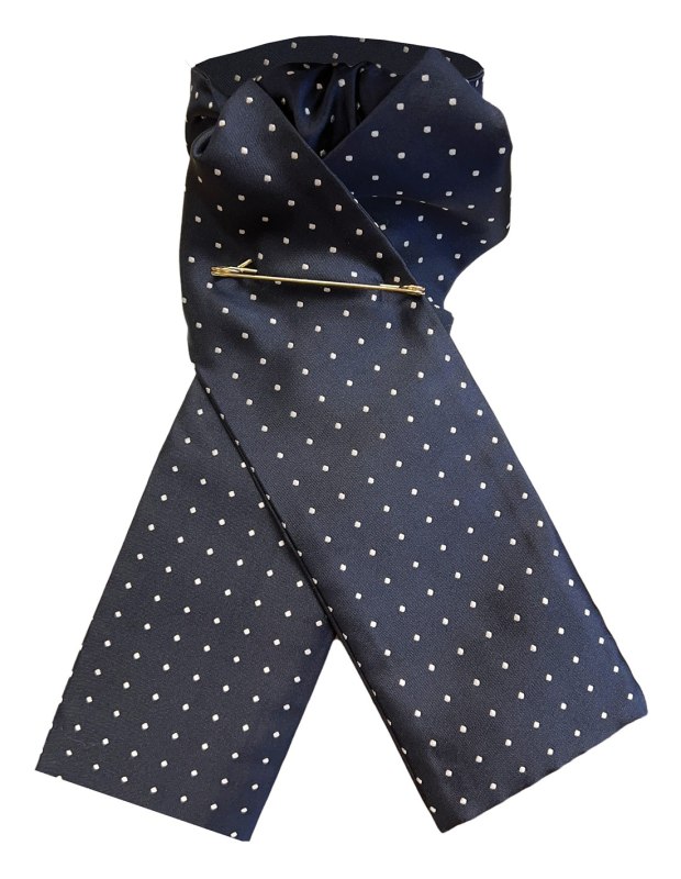 Equetech Pin Spot Ready-Tied Stock  Equetech Pin Spot Ready-Tied Stock