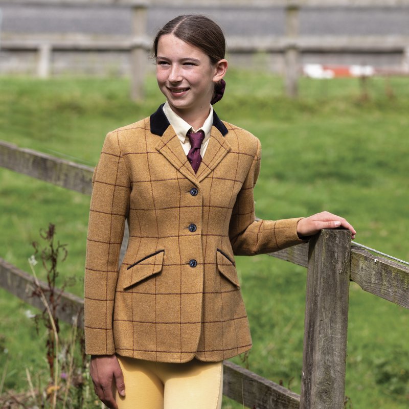 Equetech Equetech Wheatley Deluxe Junior Tweed Riding Jacket