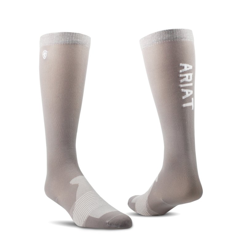 Ariat Riding Apparel Ariat Essential Performance Socks Zinc