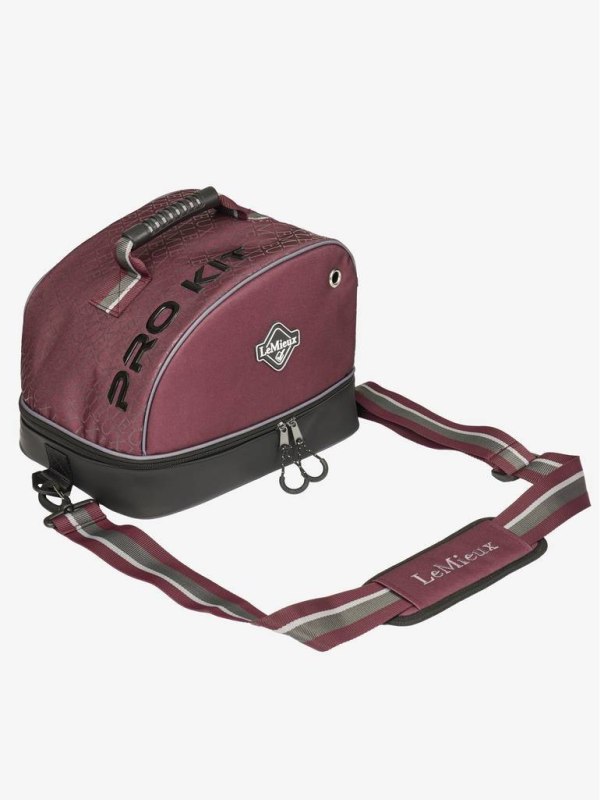 LeMieux Elite Pro Hat Box Burgundy LeMieux Elite Pro Hat Box Burgundy