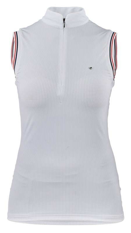 Aubrion Arcaster Sleeveless Show Shirt Pink Pin Aubrion Arcaster Sleeveless Show Shirt Pink Pin