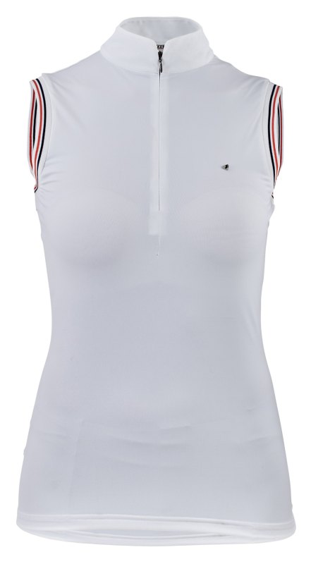 Aubrion Arcaster Sleeveless Show Shirt White Aubrion Arcaster Sleeveless Show Shirt White