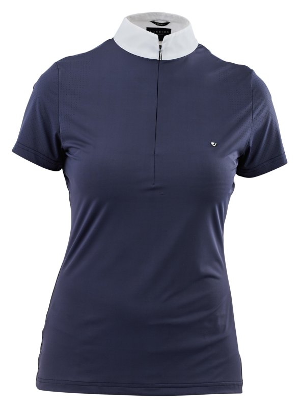 Aubrion Walston Show Shirt - Young Rider Navy Aubrion Walston Show Shirt - Young Rider Navy