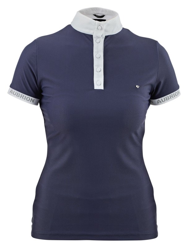 Aubrion Attley Show Shirt - Young Rider Navy Aubrion Attley Show Shirt - Young Rider Navy