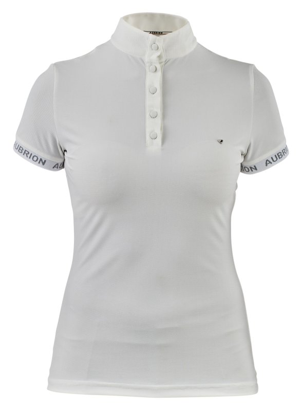Aubrion Attley Show Shirt - Young Rider White Aubrion Attley Show Shirt - Young Rider White