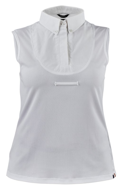 Aubrion Sleeveless Tie Shirt White Aubrion Sleeveless Tie Shirt White
