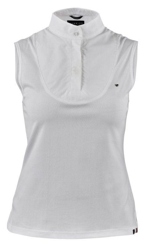 Aubrion Sleeveless Stock Shirt White Aubrion Sleeveless Stock Shirt White