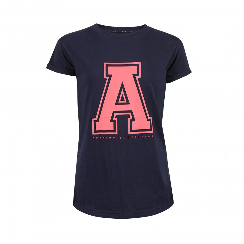 Aubrion Aubrion Repose T-Shirt - Young Rider Navy