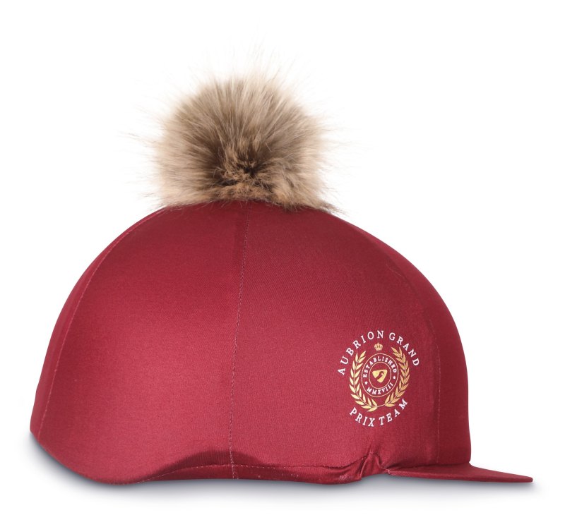 Aubrion Team Hat Cover Red Aubrion Team Hat Cover Red