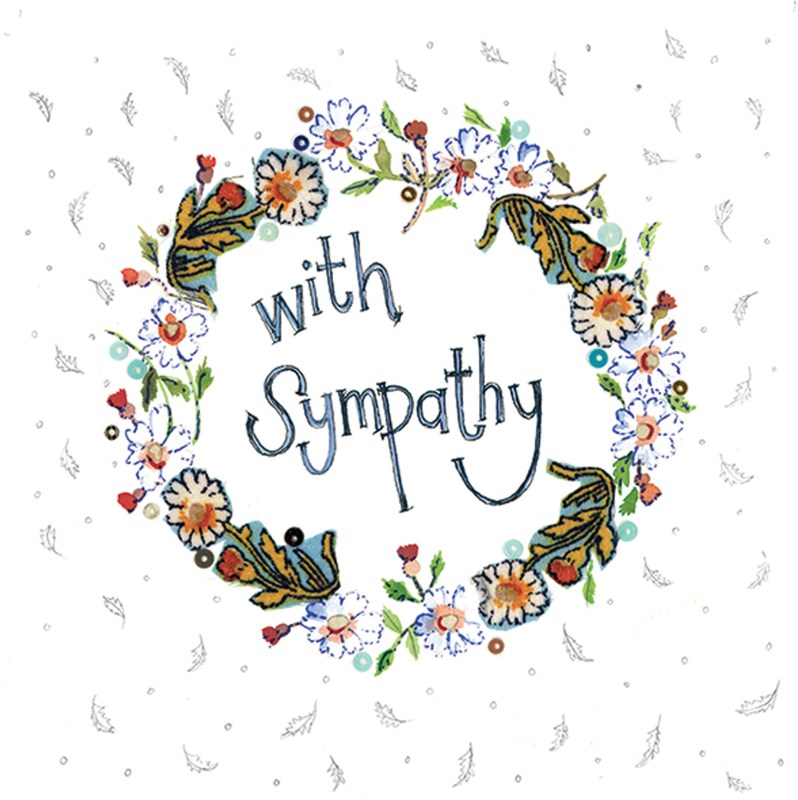 Alex Clark Floral Sympathy Card Alex Clark Floral Sympathy Card