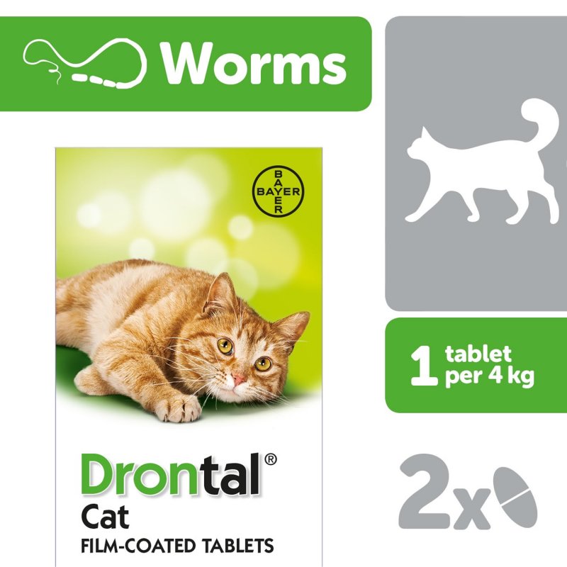 Bayer Heathcare Drontal Cat Wormer Tablets