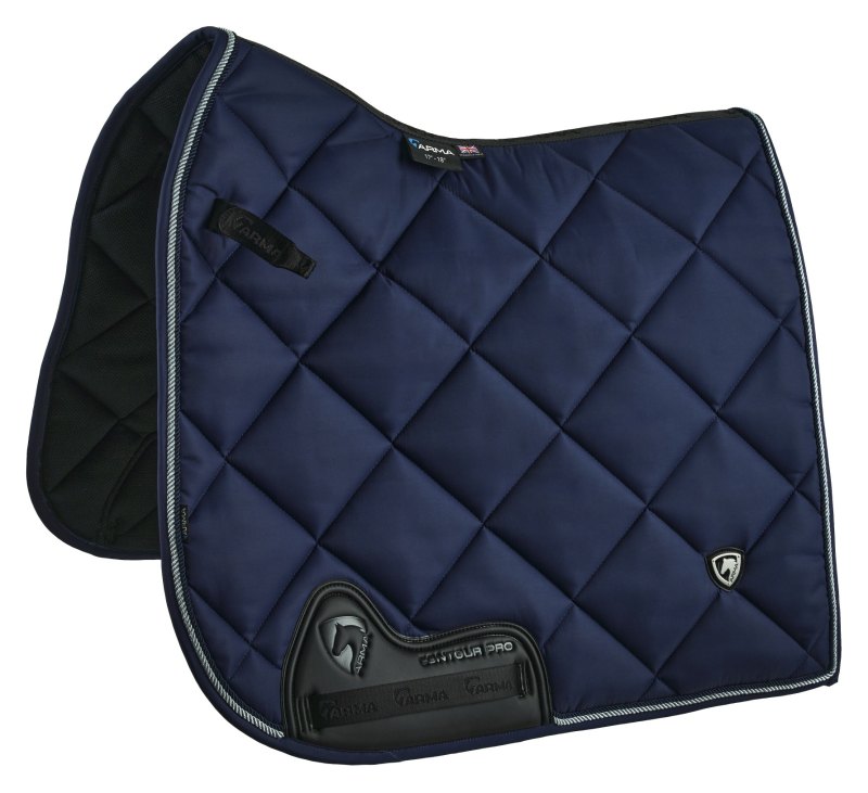 Arma Classic Dressage Saddlecloth Navy Arma Classic Dressage Saddlecloth Navy
