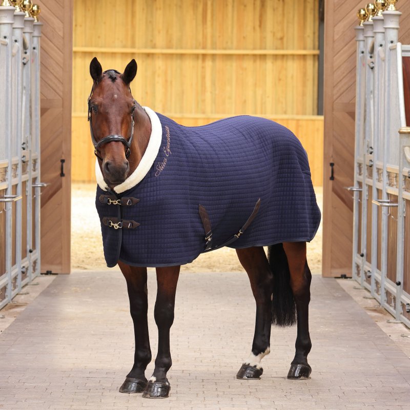 Shires Shires Deluxe Tech Cooler Rug Navy