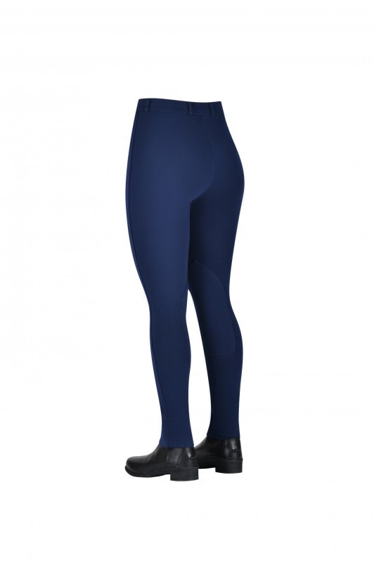 Saxon Warm Up Zip Front Ladies Jodhpurs Navy Saxon Warm Up Zip Front Ladies Jodhpurs Navy