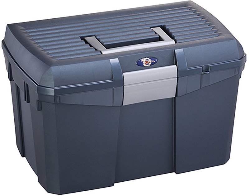 Protack Grooming Box Medium Midnight Blue/Silver Protack Grooming Box Medium Midnight Blue/Silver