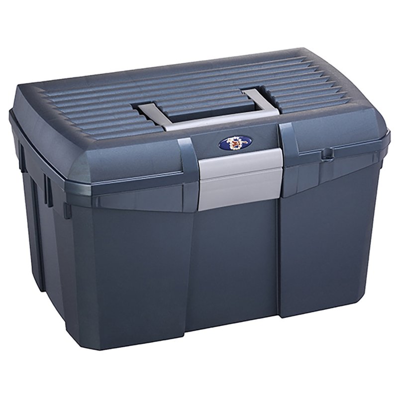 Protack Grooming Box Medium Midnight Blue/Silver