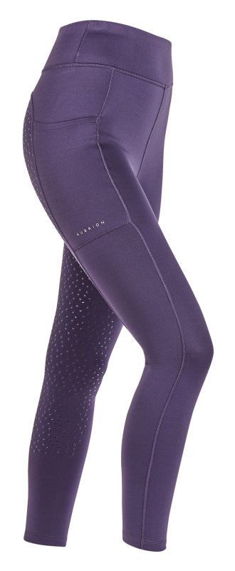 Aubrion Shield Winter Tights Purple Aubrion Shield Winter Tights Purple