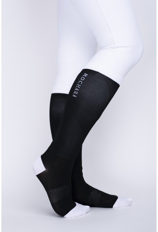 Mochara Long Riding Socks - Black Mochara Long Riding Socks - Black