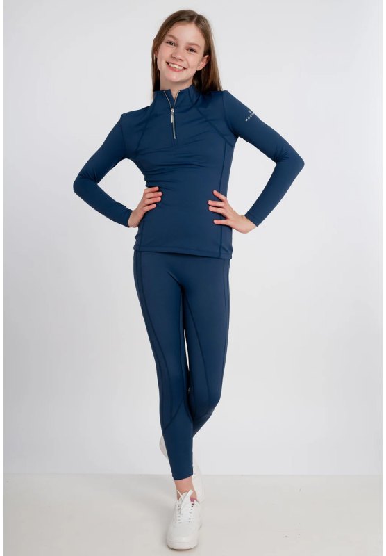 Mochara Technical Leggings Young Rider - Indigo Blue Mochara Technical Leggings Young Rider - Indigo Blue