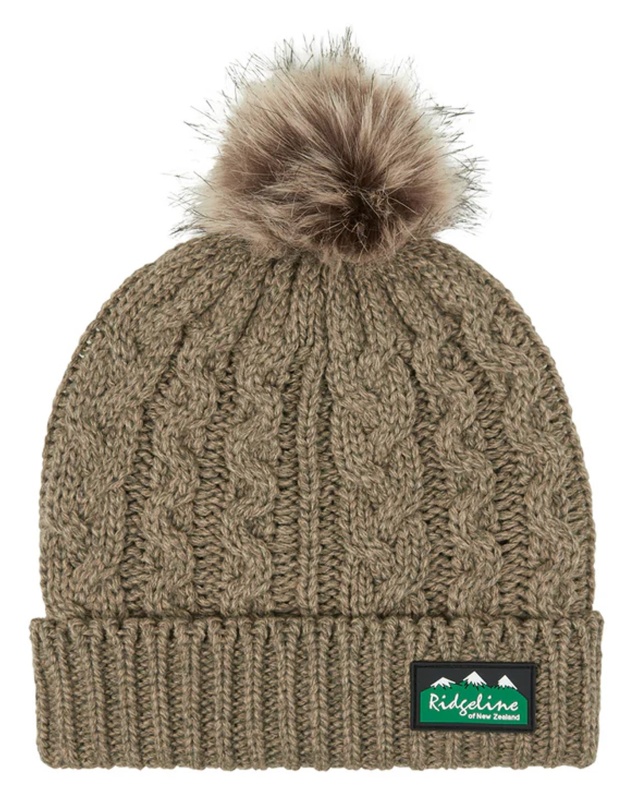 Ridgeline Nordic Fleck Bobble Hat Teak Ridgeline Nordic Fleck Bobble Hat Teak