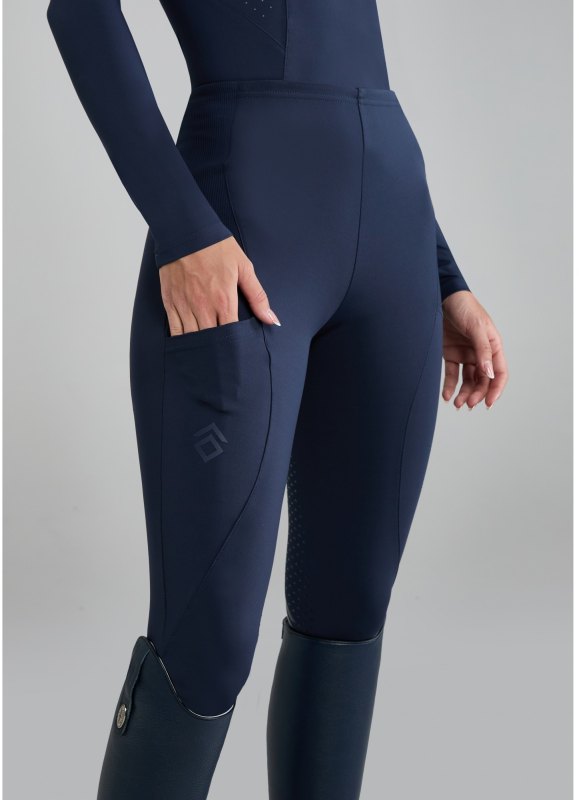 Aztec Diamond Ladies Core Leggings Navy Aztec Diamond Ladies Core Leggings Navy