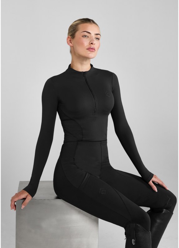 Aztec Diamond Ladies Long Sleeve Baselayer Black Aztec Diamond Ladies Long Sleeve Baselayer Black