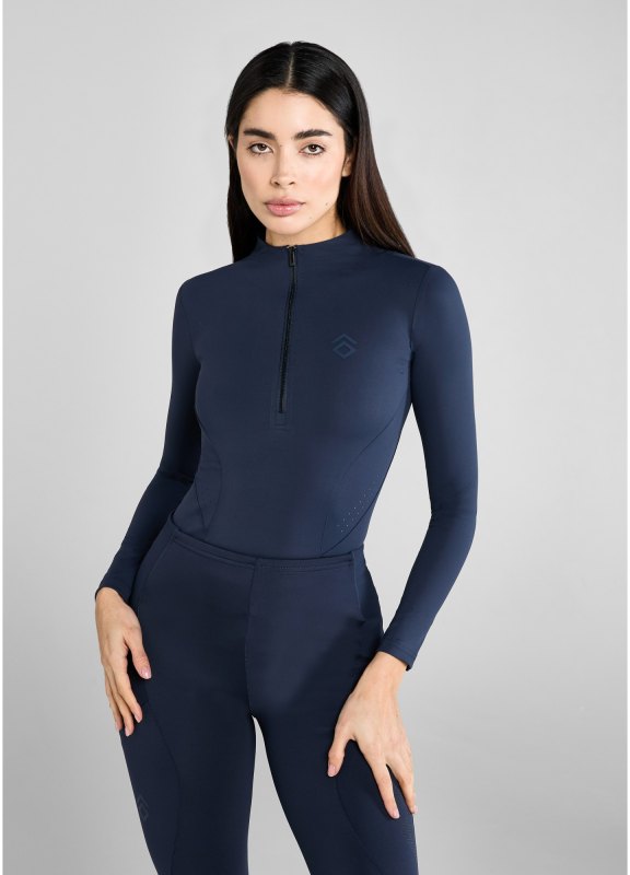 Aztec Diamond Ladies Long Sleeve Baselayer Navy Aztec Diamond Ladies Long Sleeve Baselayer Navy