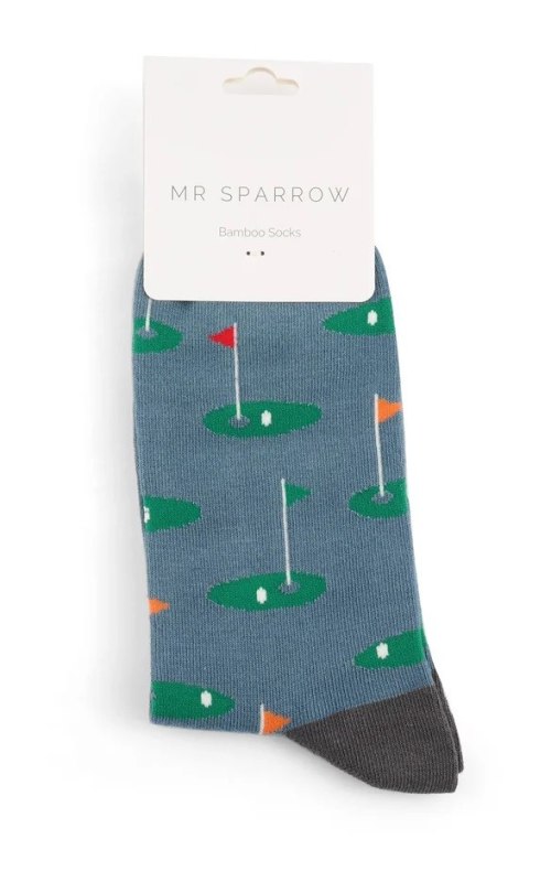 Mr Sparrow Classic Golf Socks Denim Mr Sparrow Classic Golf Socks Denim